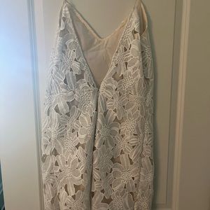 Dolce vita cream Lace patterned dress